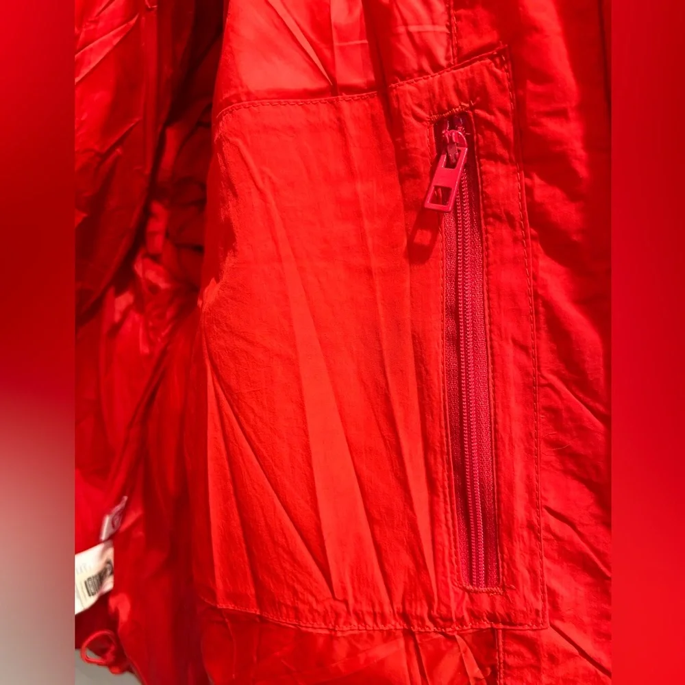 Madewell Red Modular Quilted Crop Puffer Jacket (Removable Hood and Sleeves) - Picture 9 of 12